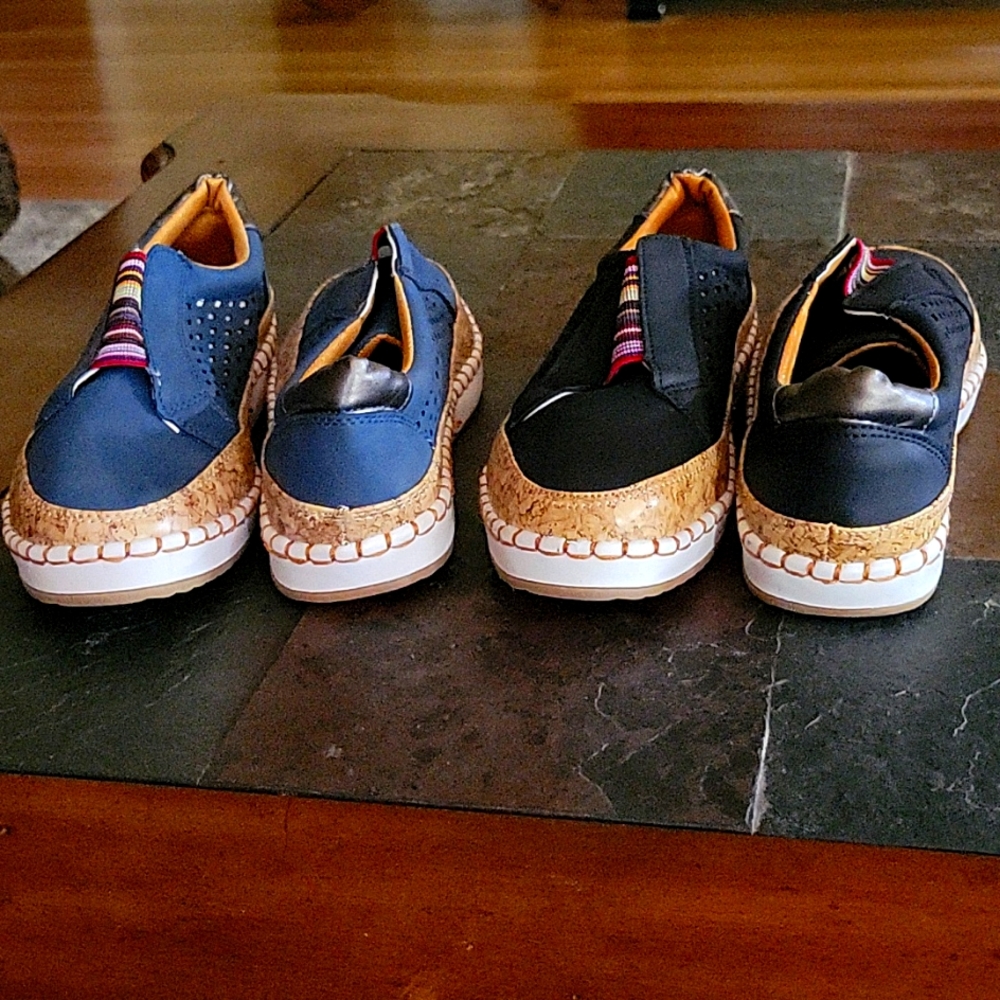Two for one. Size 5 espadrill shoes.